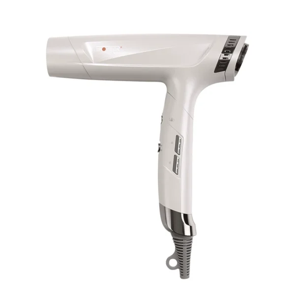 Folding hair dryer - Plasma technology does not damage hair. High-speed motor with low noise. Hair styling and drying tool.
