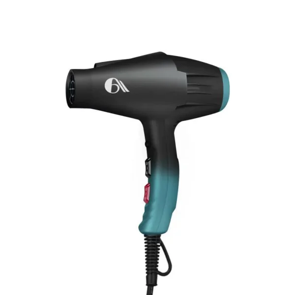 Electric hair dryer for use in beauty salons for hair styling by hairdressers. Cross-border hair dryer for hair salons.