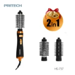Pritech Hot Air Comb Rotary Electric Curling Iron for Both Straightening and Fluffing - 900W Hair Dryer