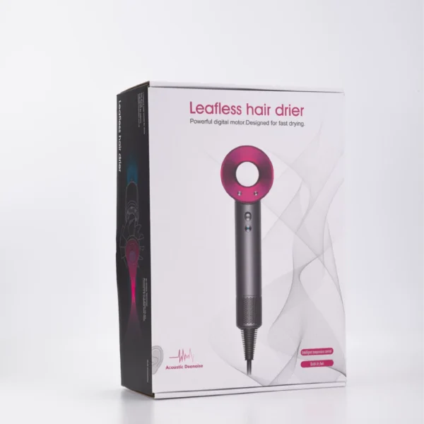 Leafless high-speed hair dryer, home water-moisturizing negative ion hair dryer, hair care ！