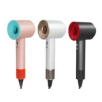 MRY Fresh and Cool Brushless Hair Dryer with High Speed and High Power. It has multiple speed settings and a negative ion function.
