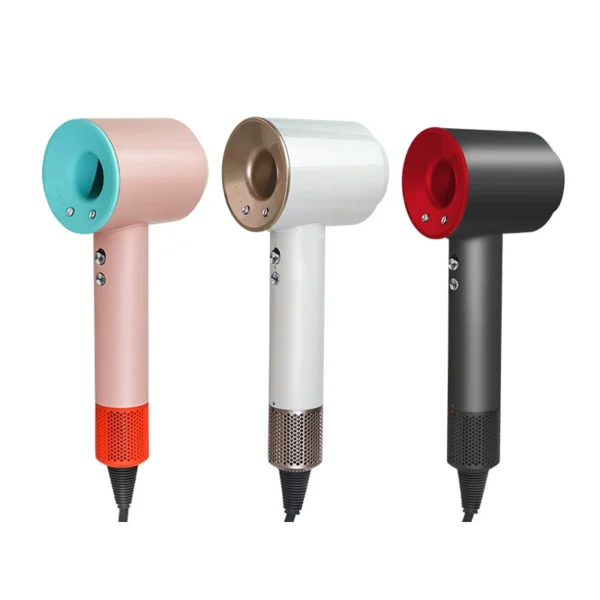 MRY Fresh and Cool Brushless Hair Dryer with High Speed and High Power. It has multiple speed settings and a negative ion function.