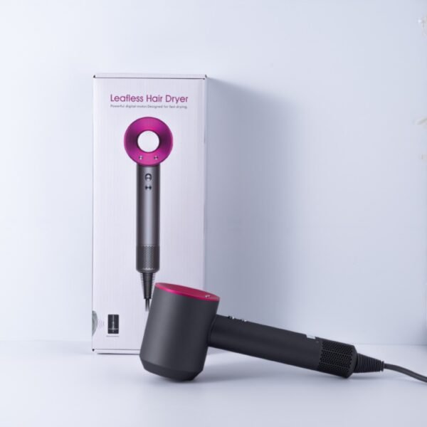 Leafless high-speed hair dryer, home water-moisturizing negative ion hair dryer, hair care ！